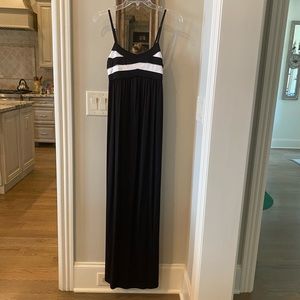 NWT Black & white Donna Ricco maxi dress